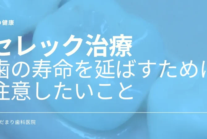 セレック治療 寿命