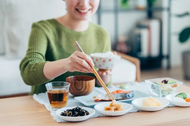 糖質を控えた食事