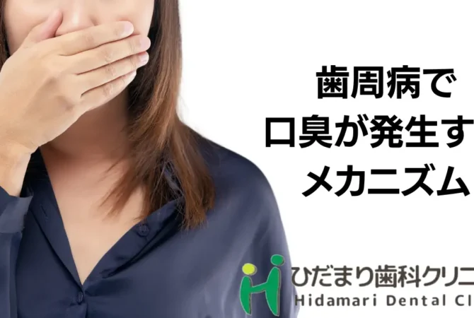 歯周病で口臭が発生するメカニズム