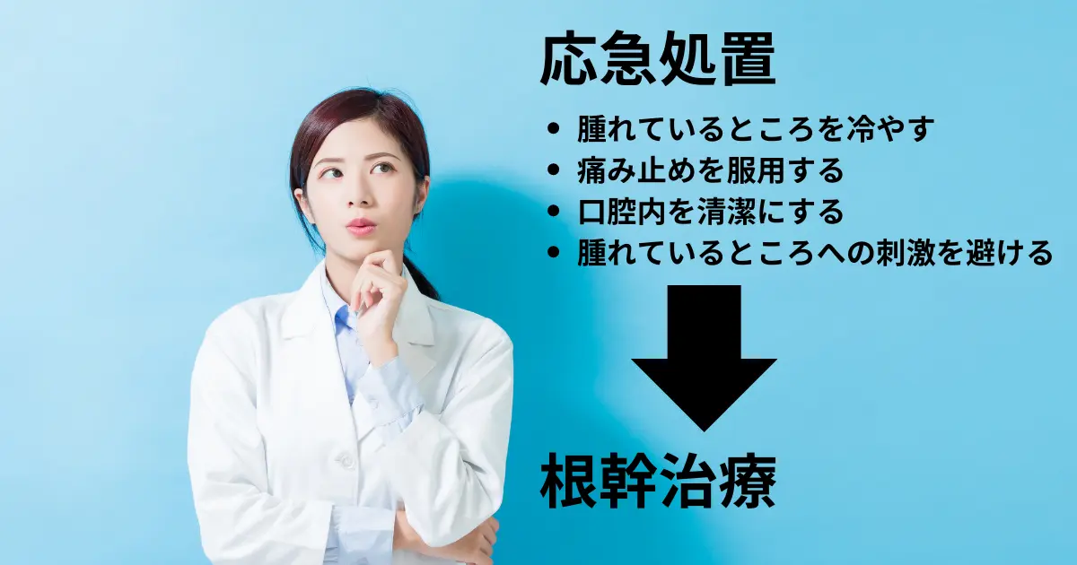 歯茎が腫れた際の応急処置